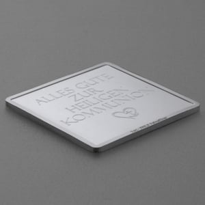 Silberbarren 1oz "Kommunion" Gravurbarren quadratisch - Miniaturansicht 3