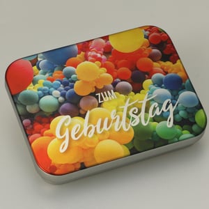 Geschenk-Box "Zum Geburtstag - Ballons" (eckig) - Miniaturansicht 2