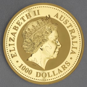 Goldmünze 10oz "Känguru" 2000 Australian Nugget (Australien) - Miniaturansicht 2