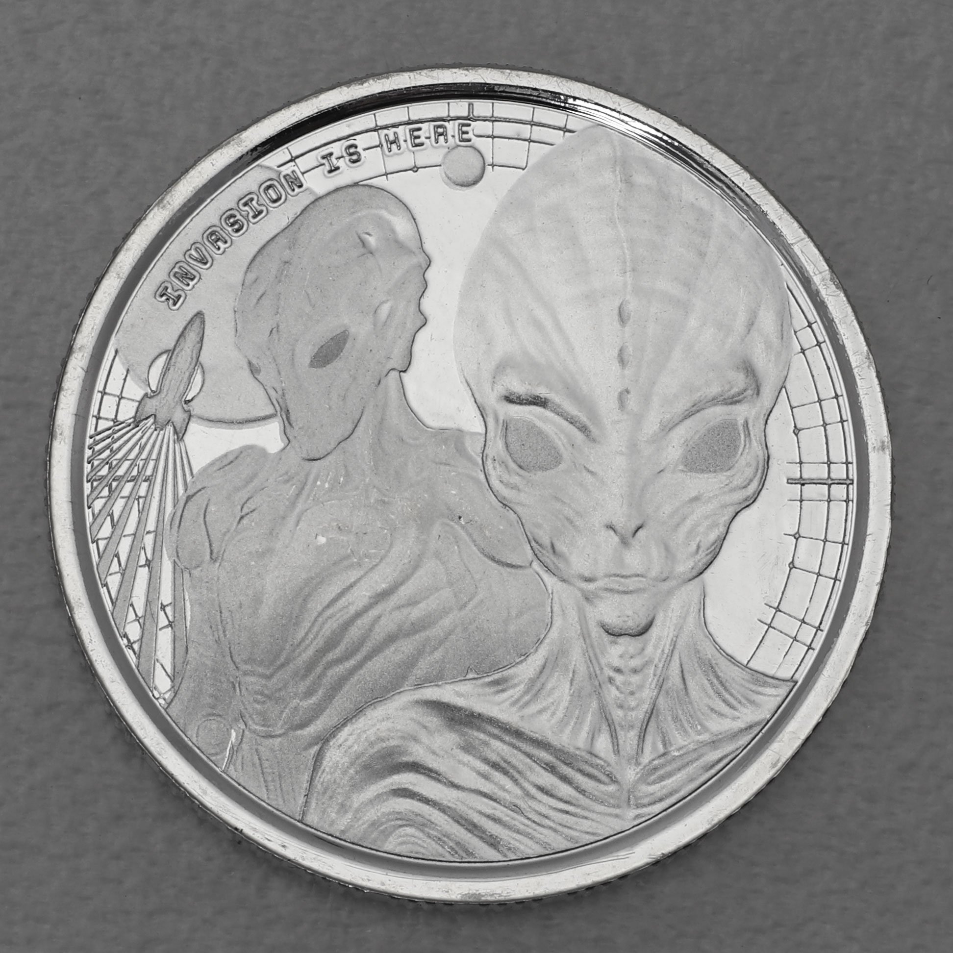 Silbermünze 1/2oz "Alien" 2023 (Ghana) - Hauptansicht