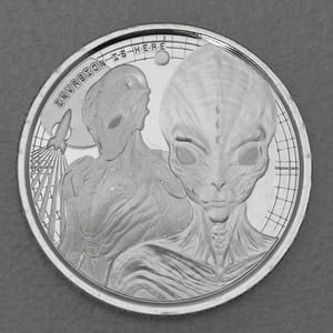 Silbermünze 1/2oz "Alien" 2023 (Ghana) - Hauptansicht