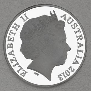 Silbermünze 1oz "Känguru" 2013 (PP) Royal Australian Mint (Australien) - Miniaturansicht 2