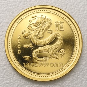 Goldmünze 1/4oz "Drache" 2000 (PP) Lunar I – Year of the Dragon (Australien) - Hauptansicht