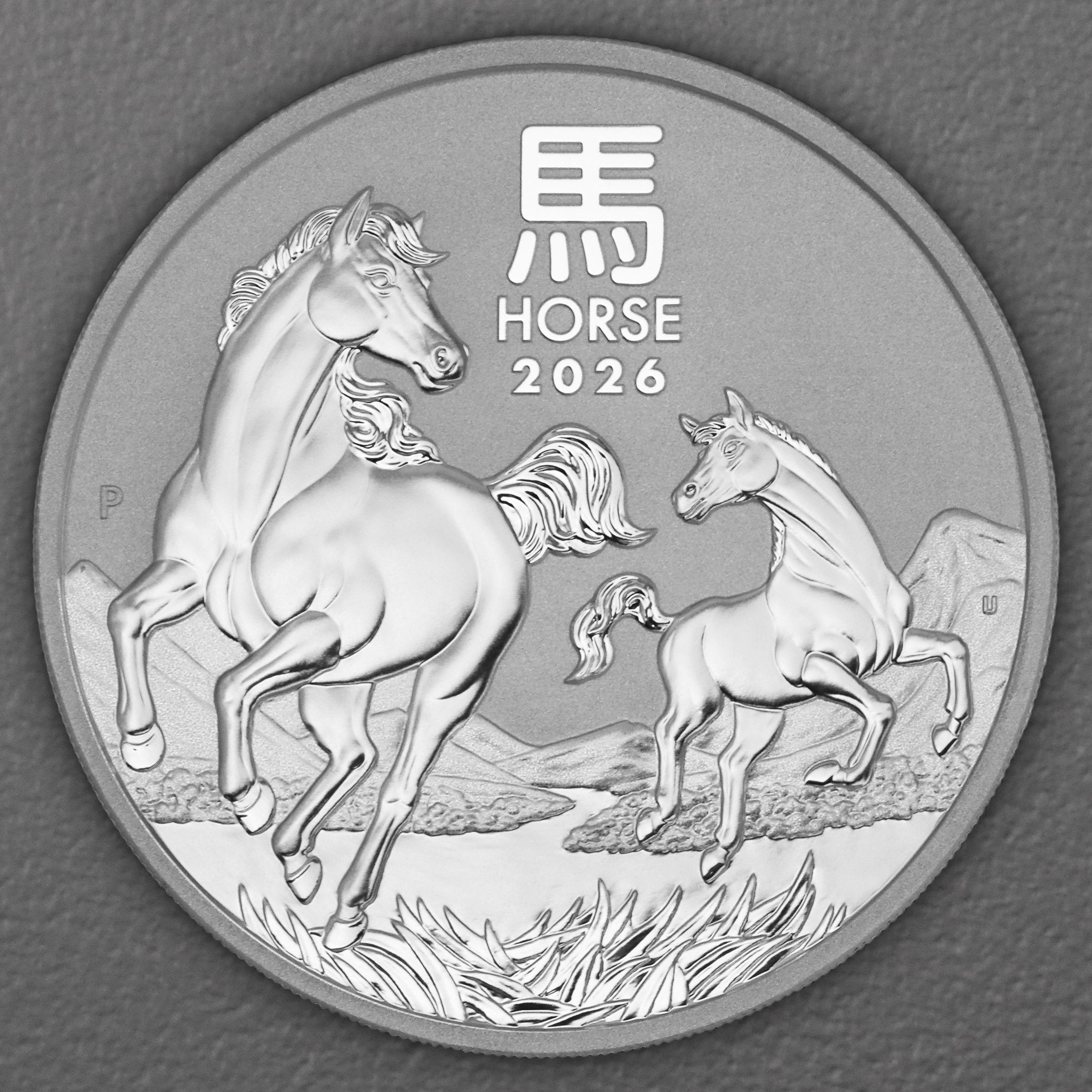 Silbermünze 2oz "Pferd" 2026 Lunar III – Year of the Horse 19% (Australien) - Hauptansicht