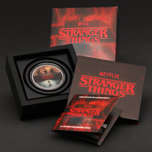 Silbermünze 1oz "The Upside Down" 2026 (koloriert) Stranger Things (Tuvalu) - Miniaturansicht 5