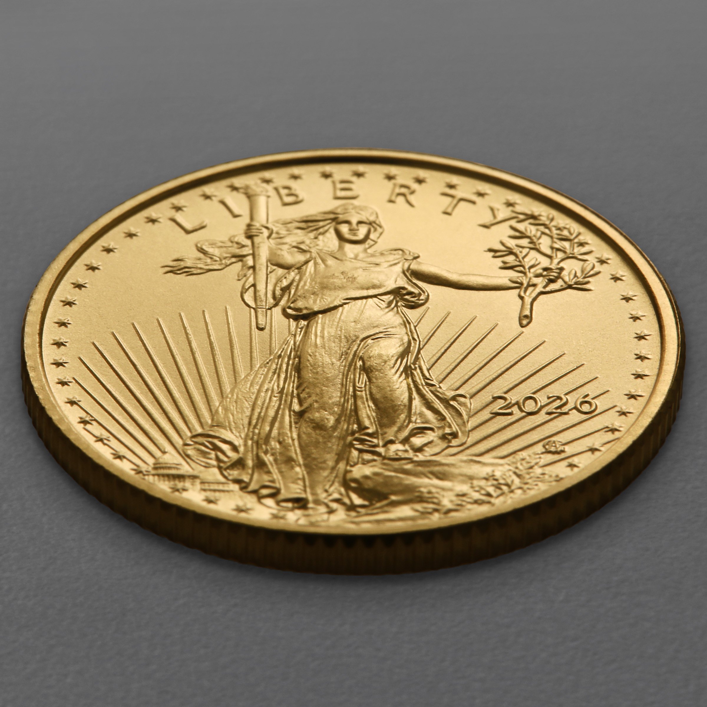 Goldmünze 1/4oz "American Eagle" aktueller Jahrgang (USA) - Detailansicht 3