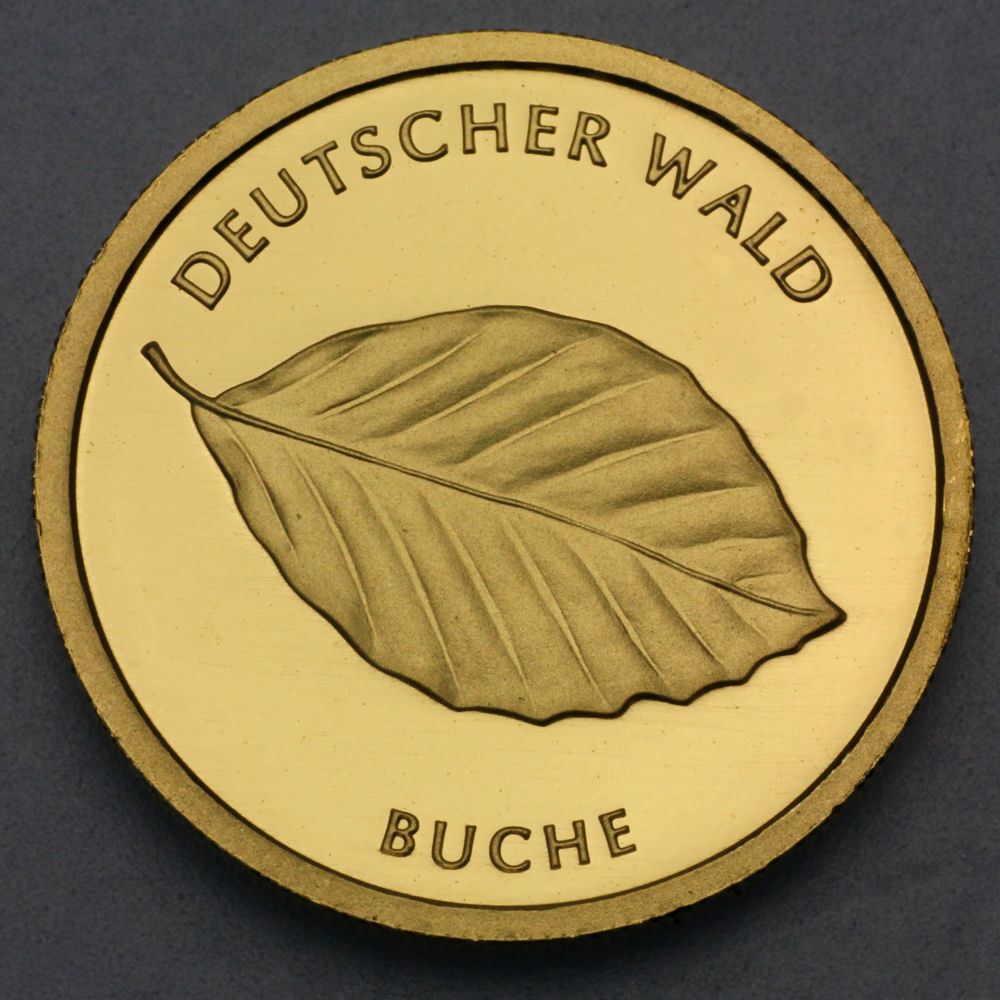 Goldmünze 20 Euro "Buche" 2011 Deutscher Wald (Deutschland) - Hauptansicht