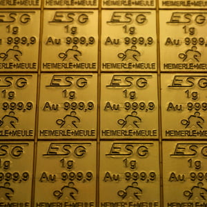 Goldtafel 100x 1g (Heimerle+Meule) - Miniaturansicht 5
