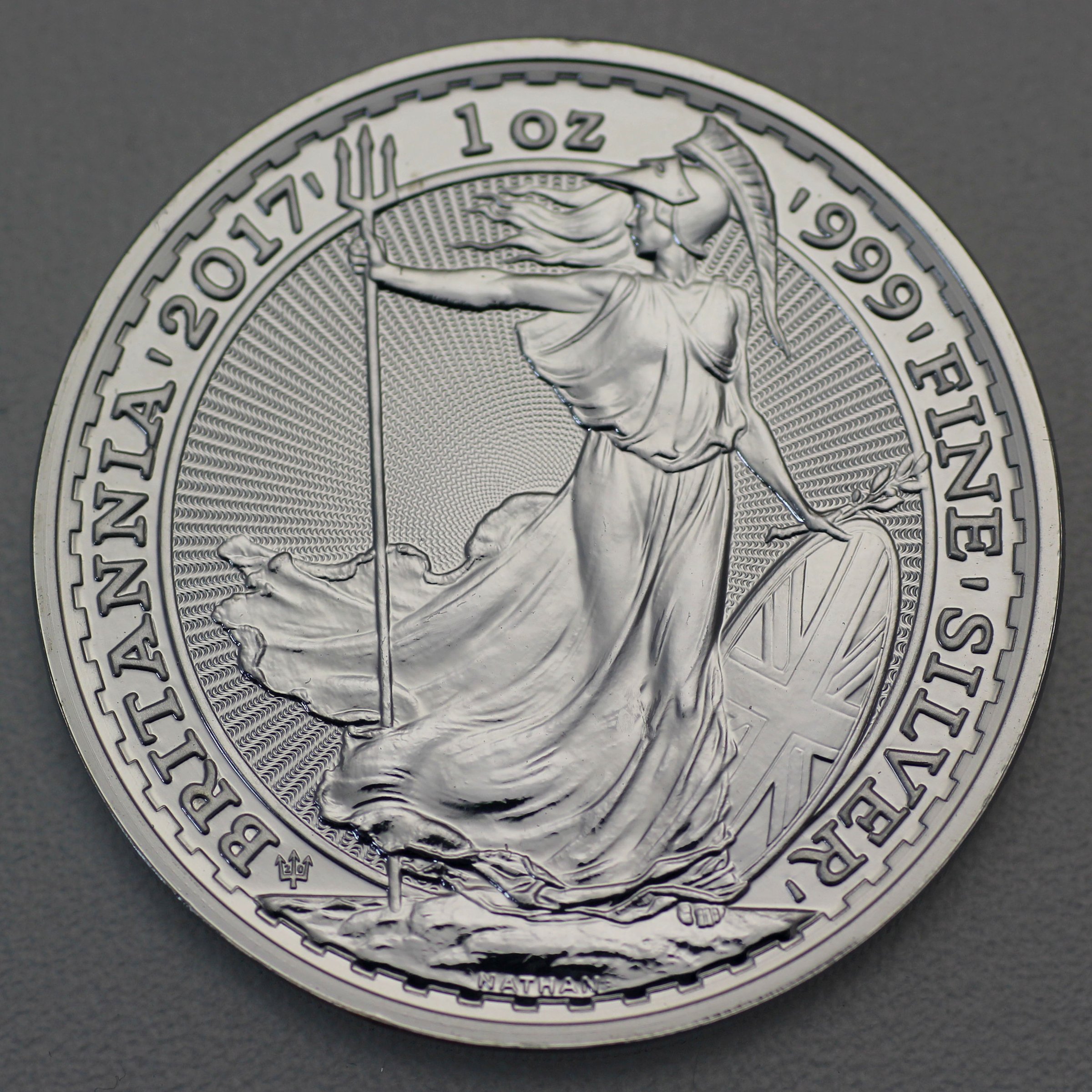 Silbermünze 1oz "Britannia" 2017 20 Jahre Dreizack (Großbritannien) - Hauptansicht