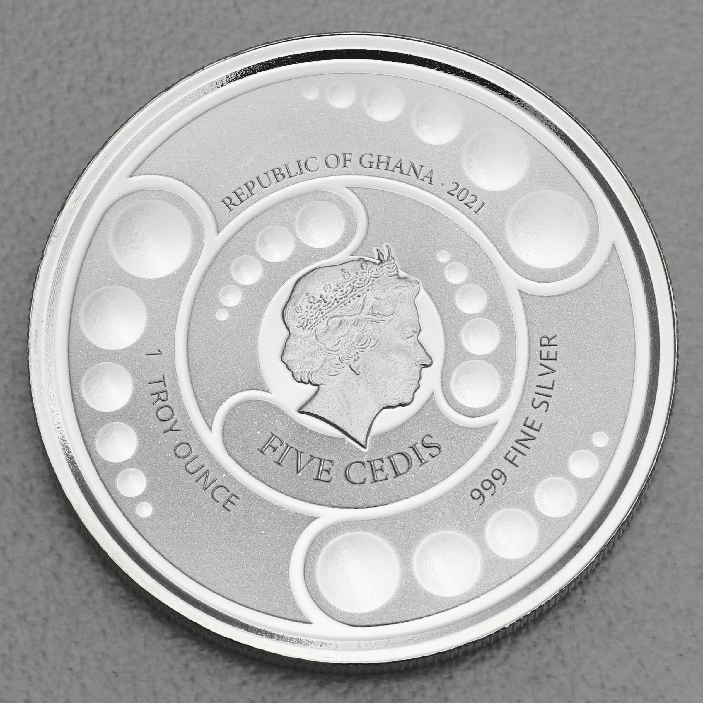 Silbermünze 1oz "Alien" 2021 (Ghana) - Detailansicht 1