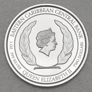 Silbermünze 1oz "Whiptail Lizard" 2020 (PP) Eastern Caribbean 8 (St. Lucia) - Miniaturansicht 2