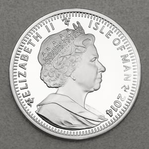 Silbermünze 1oz "Snowshoe Cat" 2014 Cats (Isle of Man) - Miniaturansicht 2