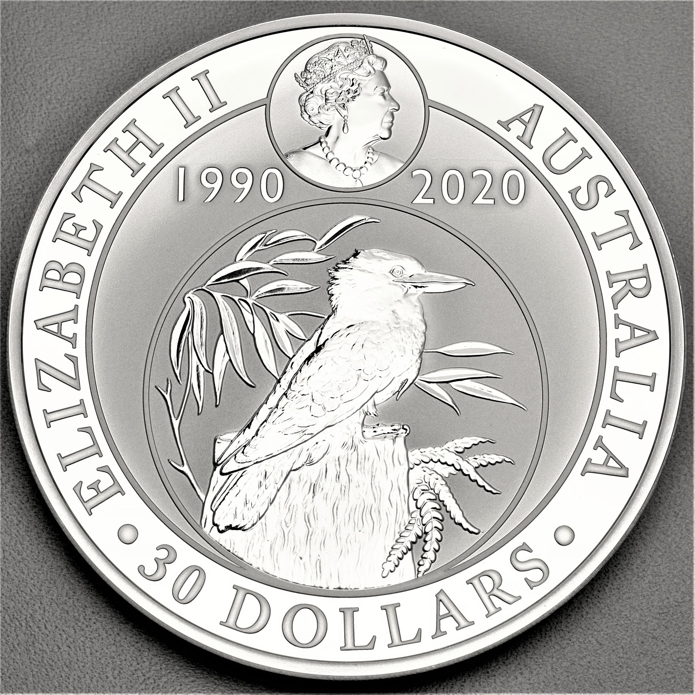 Silbermünze 1kg "Kookaburra" 2020 (Australien) - Detailansicht 1