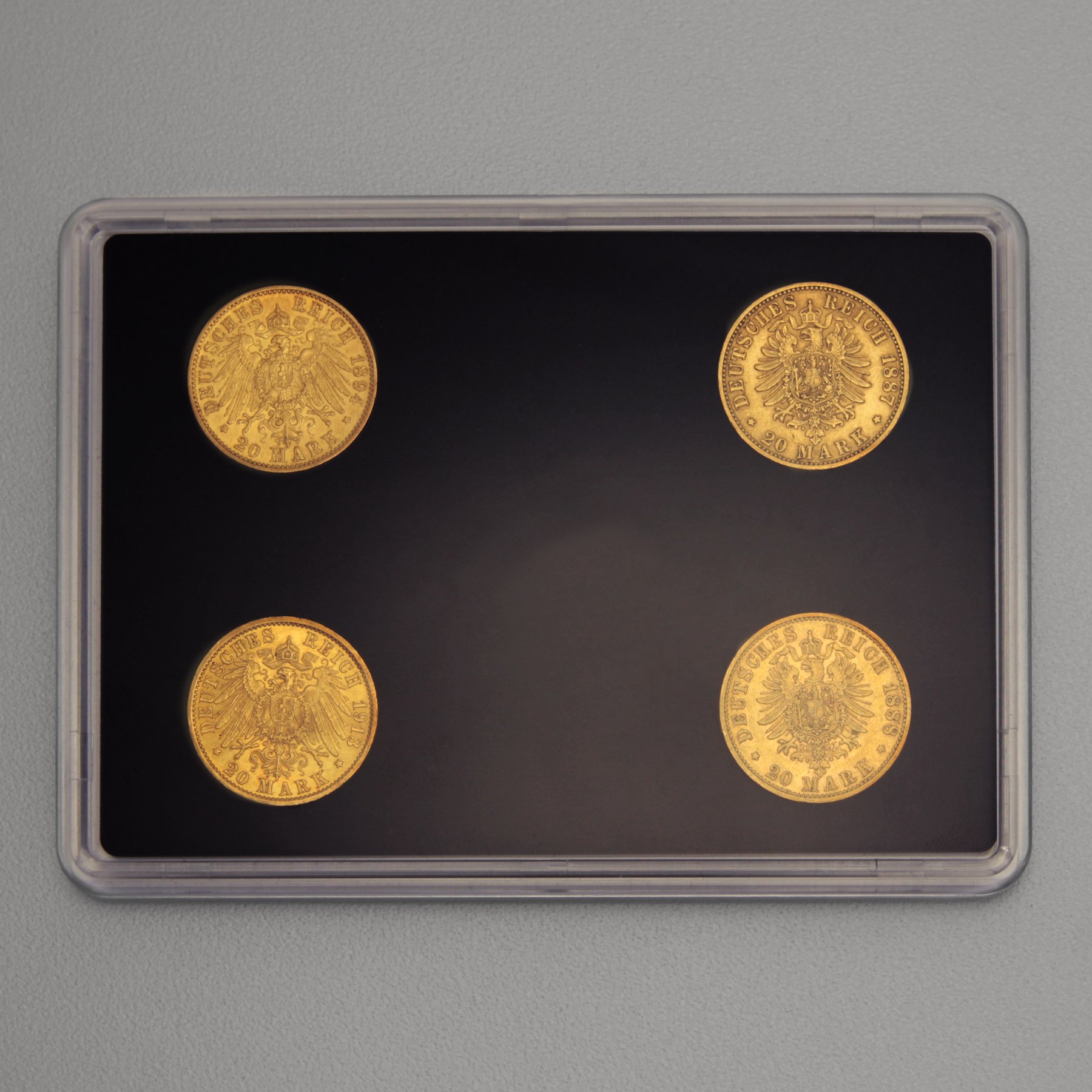 Goldmünzen Set 4x 20 Mark "Preußen-Könige" - Detailansicht 1