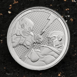 Silbermünze 1oz "Captain America vs. Thanos" 2025 Marvel (Niue) - Miniaturansicht 5