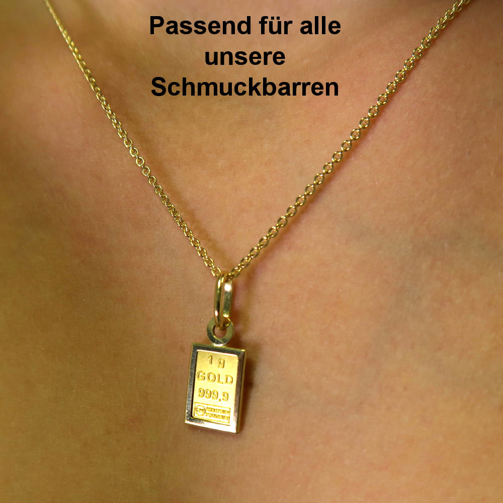 Goldkette 750er/42 cm "Anker-Form" (18 kt GG) - Detailansicht 4