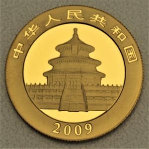 Goldmünze 1/2oz "Panda" 2009 (China) - Miniaturansicht 2