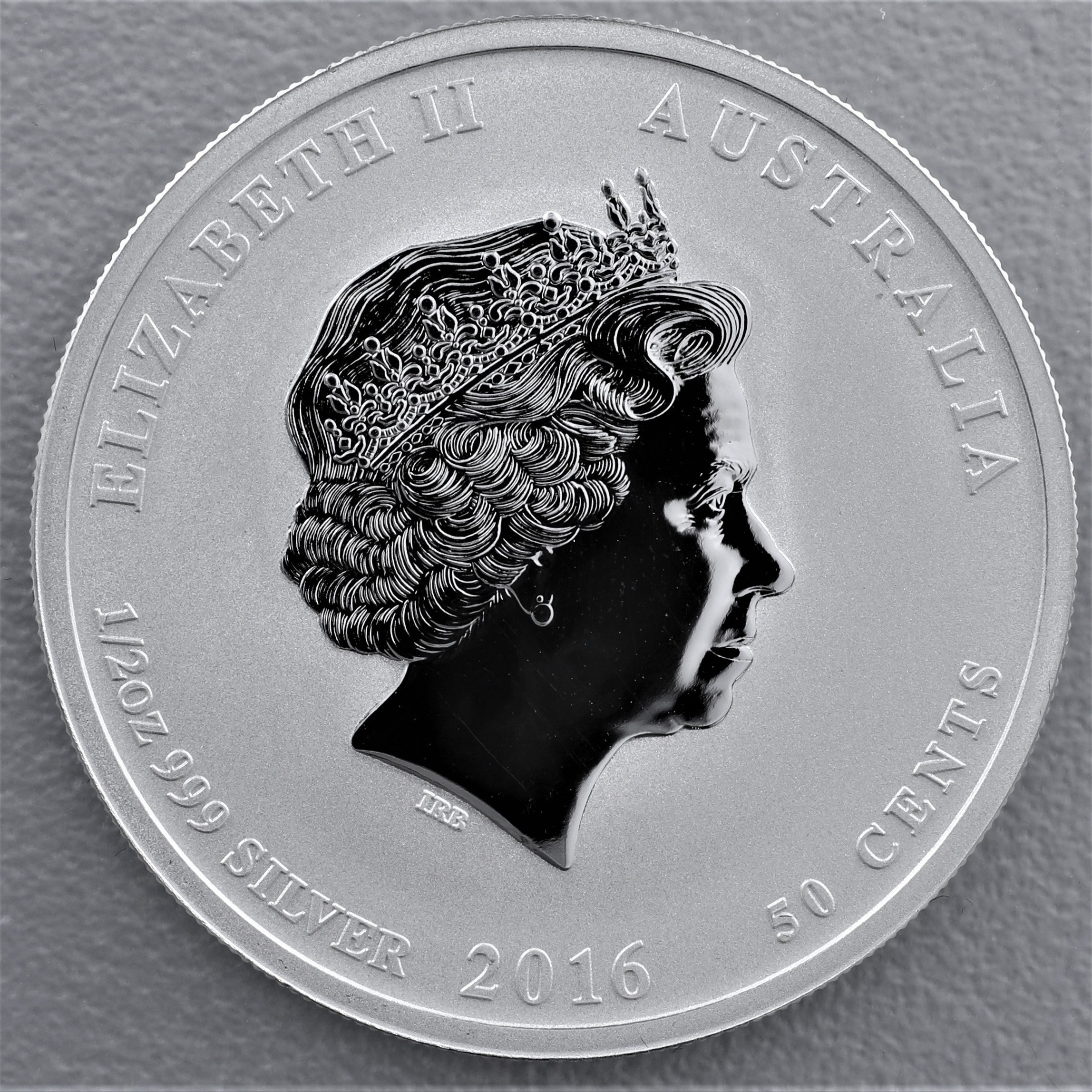 Silbermünze 1/2oz "Affe" 2016 Lunar II – Year of the Monkey (Australien) - Detailansicht 1