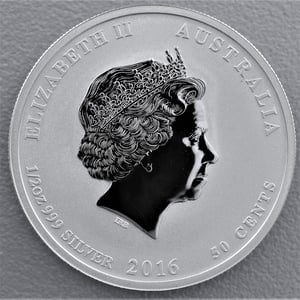 Silbermünze 1/2oz "Affe" 2016 Lunar II – Year of the Monkey (Australien) - Miniaturansicht 2