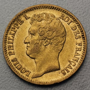 Goldmünze 20 Francs "Louis Philippe I." 1830/31 (Frankreich) - Hauptansicht