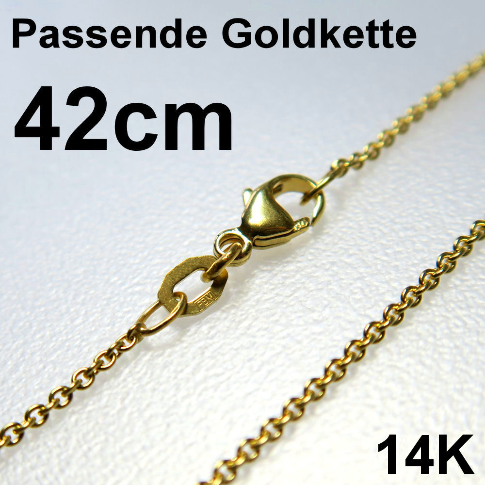 Goldkette 585er/42 cm "Anker-Form" (14 kt GG) - Hauptansicht