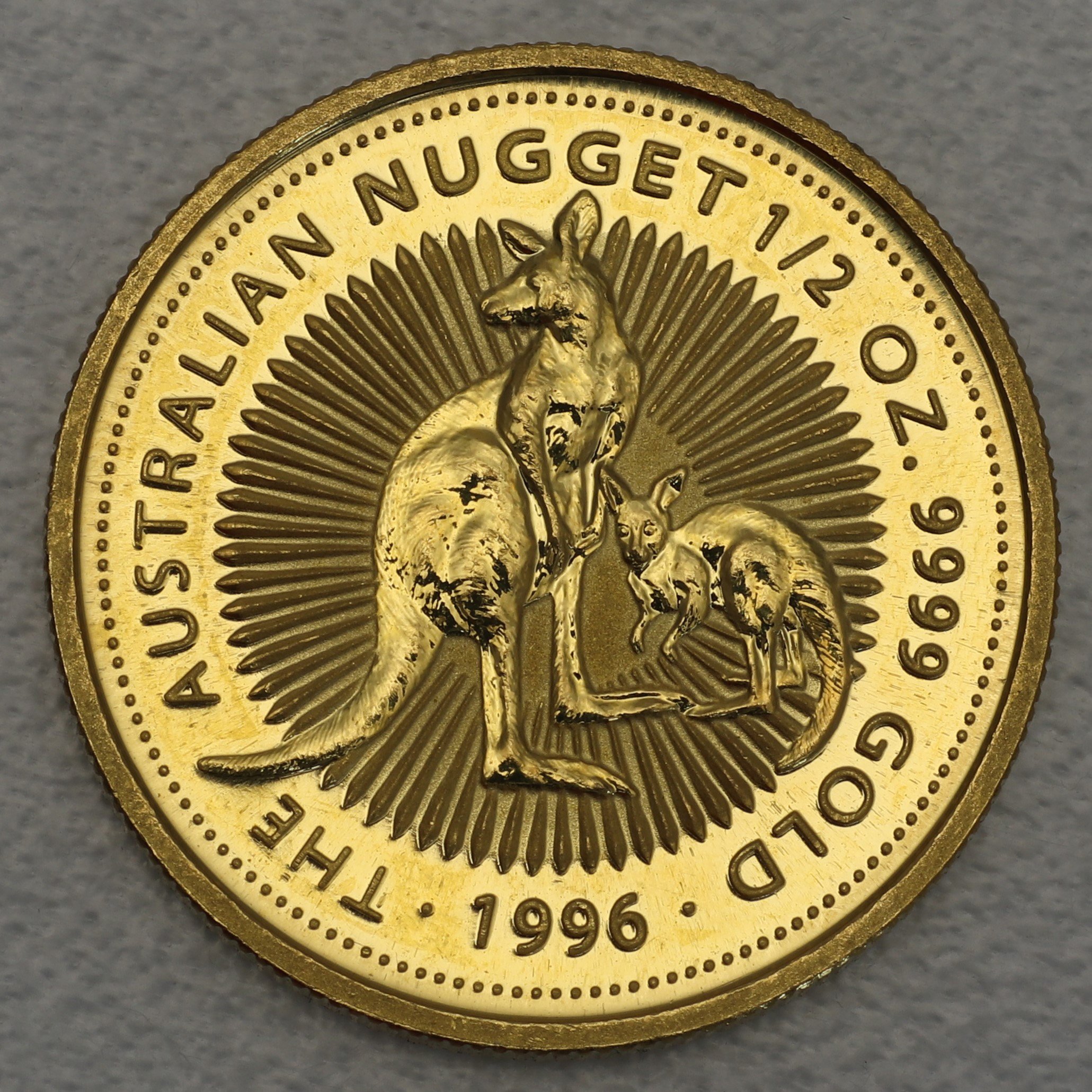 Goldmünze 1/2oz "Känguru" 1996 Australian Nugget (Australien) - Hauptansicht