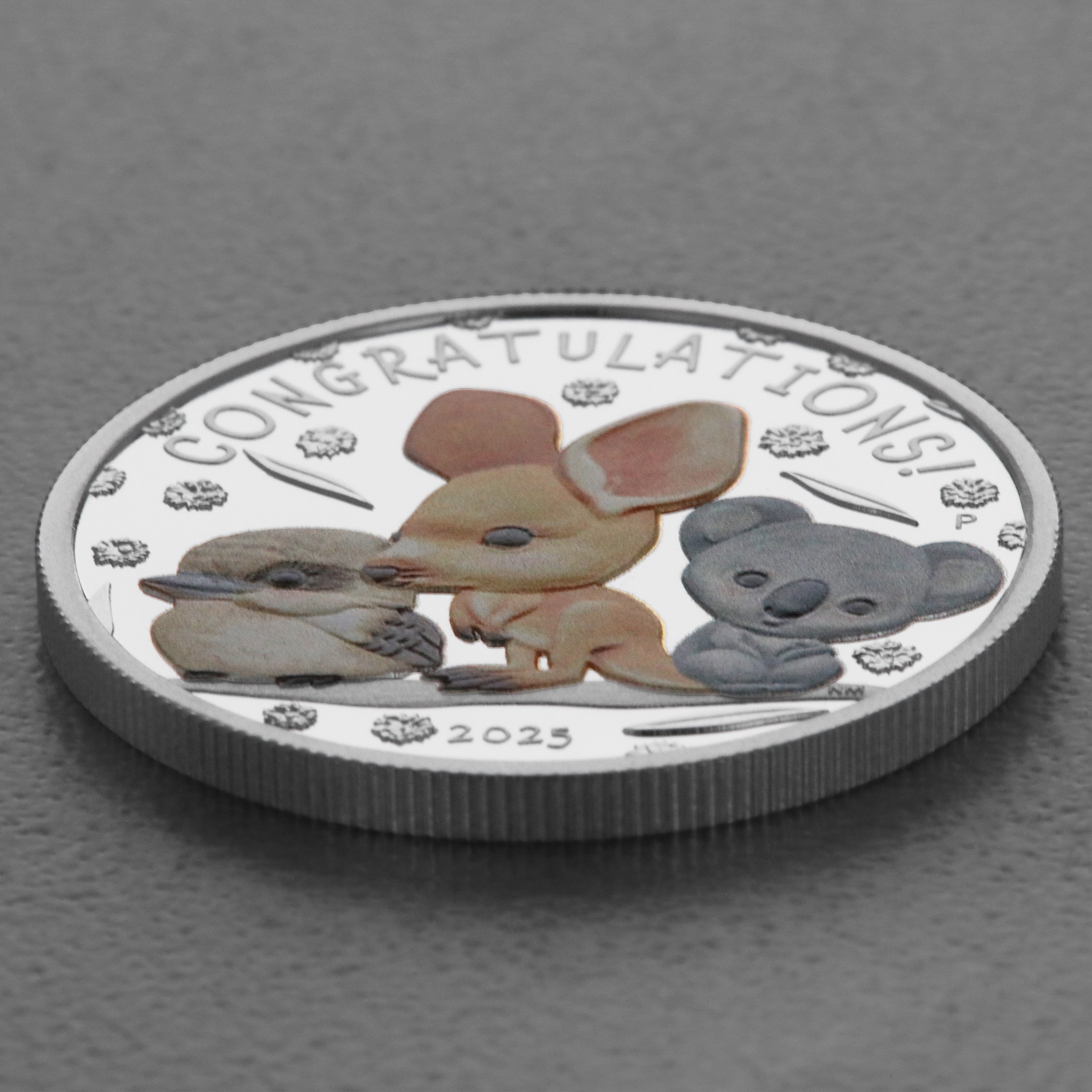 Silbermünze 1/2oz "Newborn" 2025 (PP/koloriert) (Australien) - Detailansicht 2
