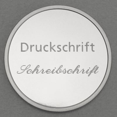 Silbermedaille 1oz "Alles Gute" Gravurmedaille - Miniaturansicht 5