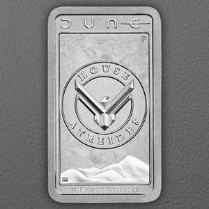 Silberbarren 10g THE PERTH MINT "Dune – House Atreides" geprägt - Hauptansicht
