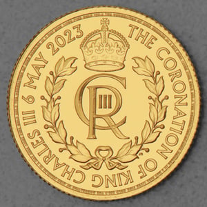 Goldmünze 1/4oz "Coronation Charles III." 2023 Coronation Coin (Großbritannien) - Hauptansicht
