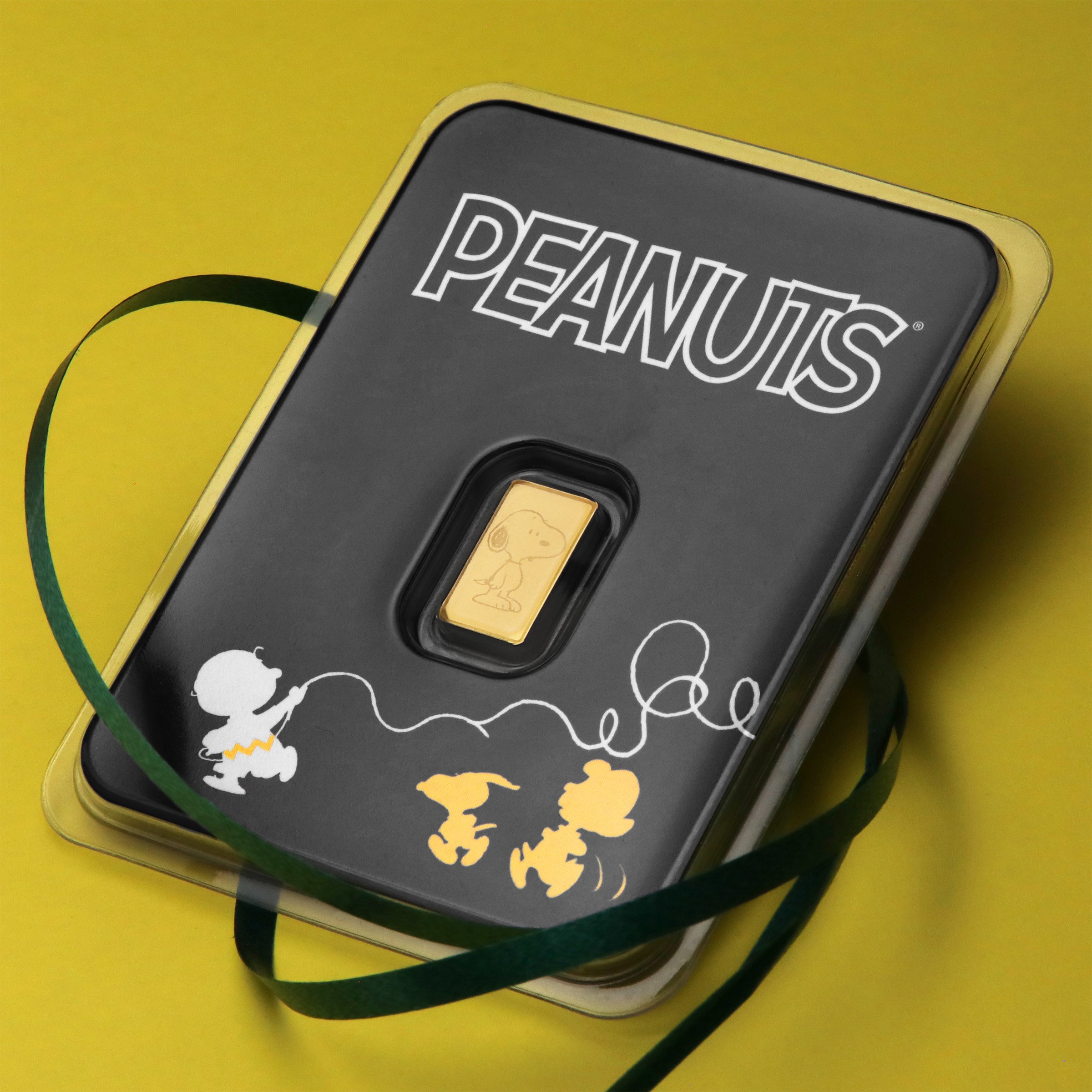 Goldbarren 0,5g "Snoopy" geprägt Blister Peanuts® 75th Anniversary - Detailansicht 4