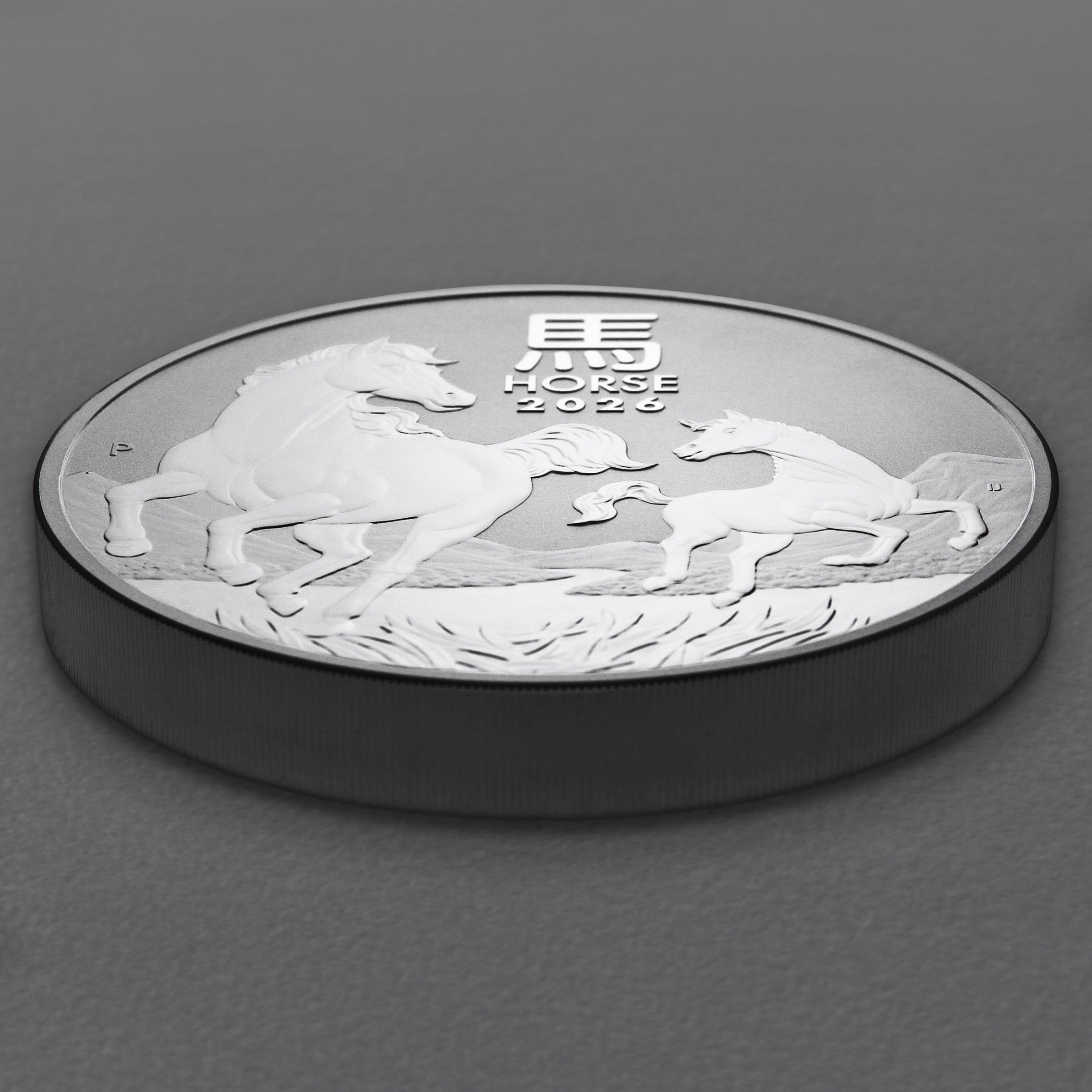 Silbermünze 1kg "Pferd" 2026 Lunar III – Year of the Horse (Australien) - Detailansicht 2