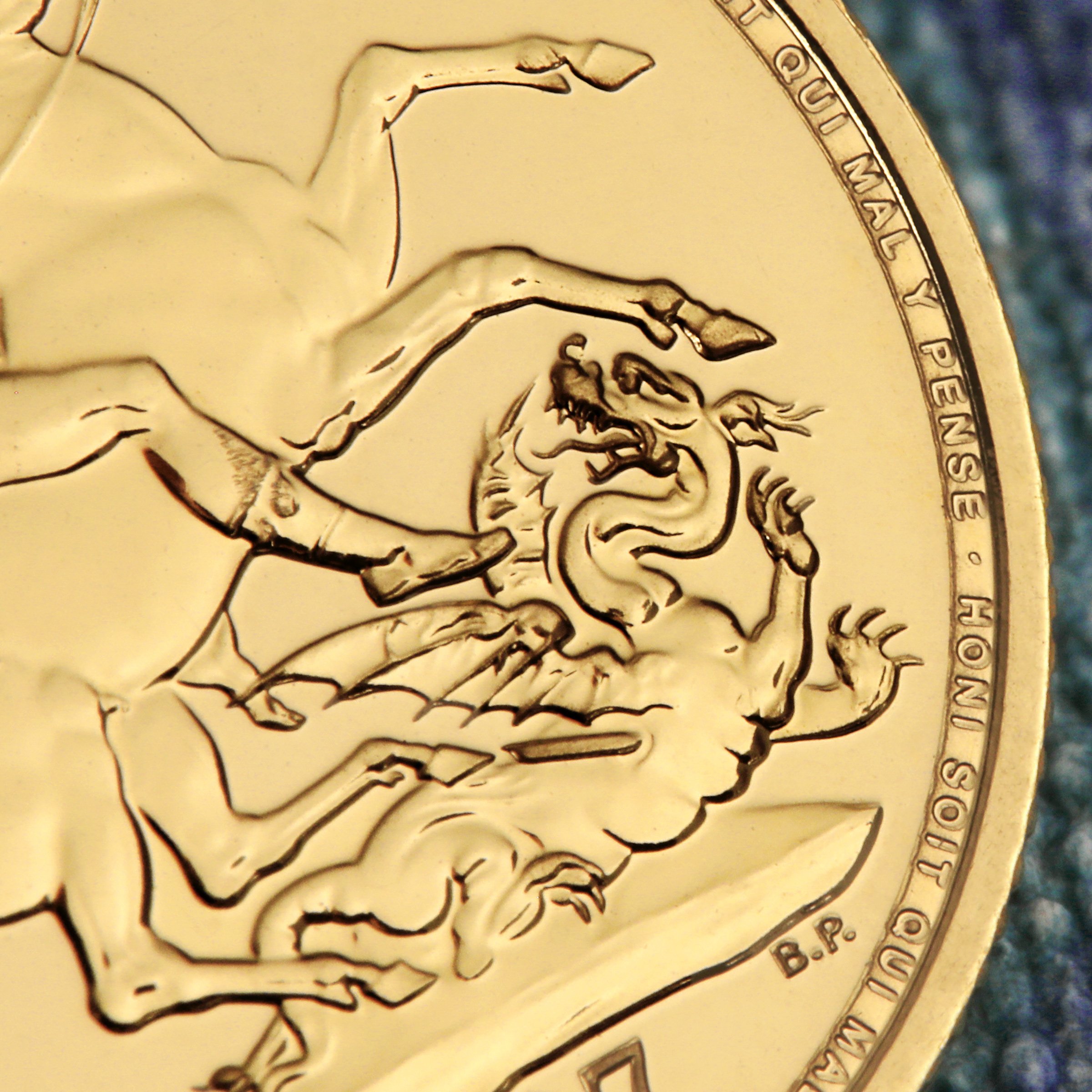 Goldmünze 1 Sovereign "Charles III." 2027 (Großbritannien) - Detailansicht 4