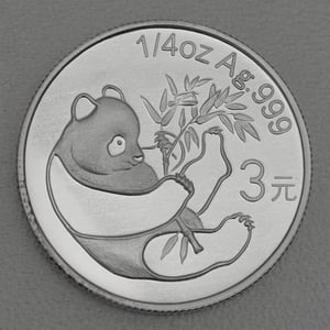 Silbermünze 1/4oz "Panda" 2007 verschiedene Motive 25 Jahre Panda Jubiläum (China) - Miniaturansicht 18
