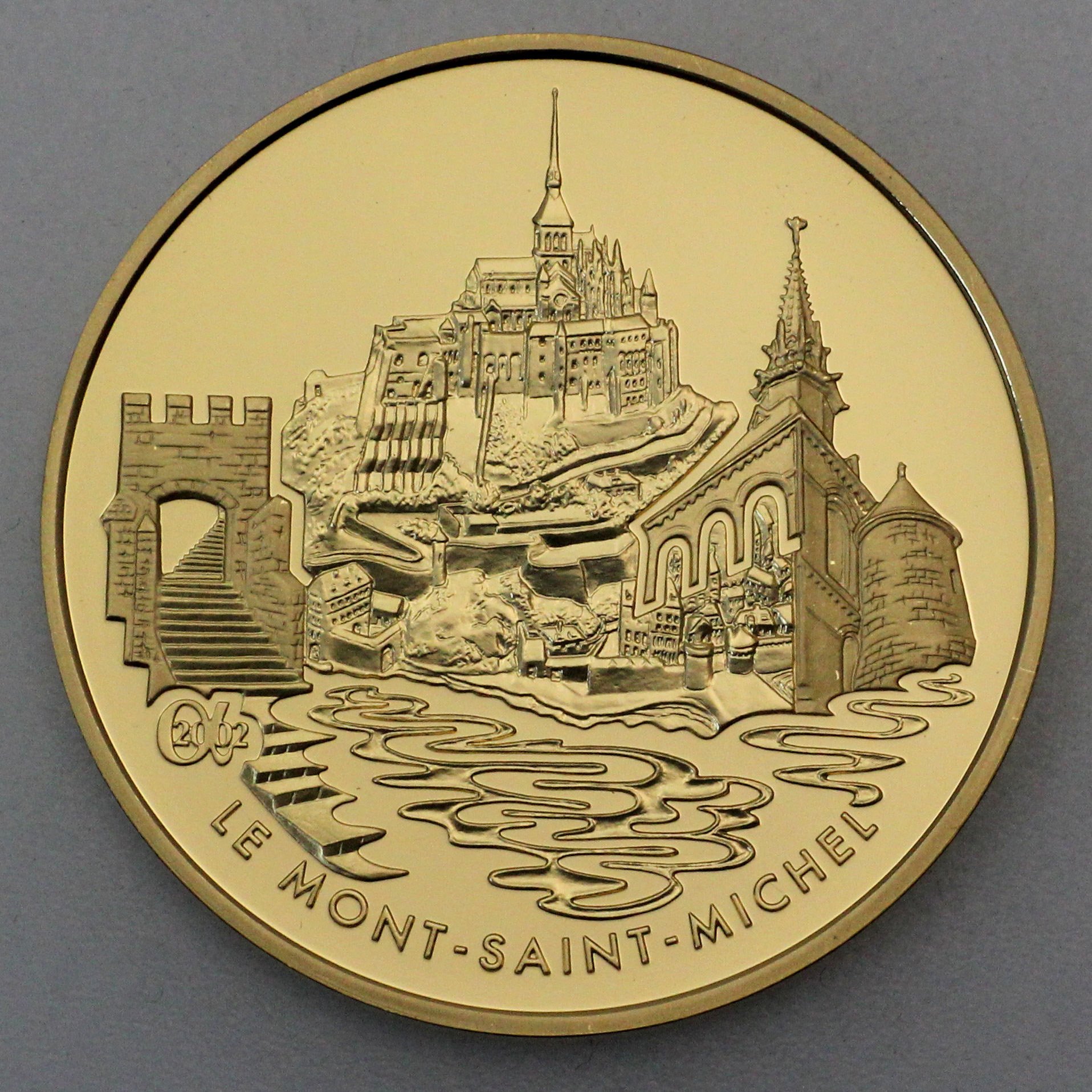 Goldmünze 20 Euro "Mont-St-Michel" 2002 (Frankreich) - Hauptansicht