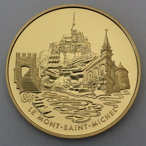 Goldmünze 20 Euro "Mont-St-Michel" 2002 (Frankreich) - Miniaturansicht 1