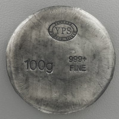 Silber 3-D Barren 100g "Plata Muerta" AF - Miniaturansicht 2
