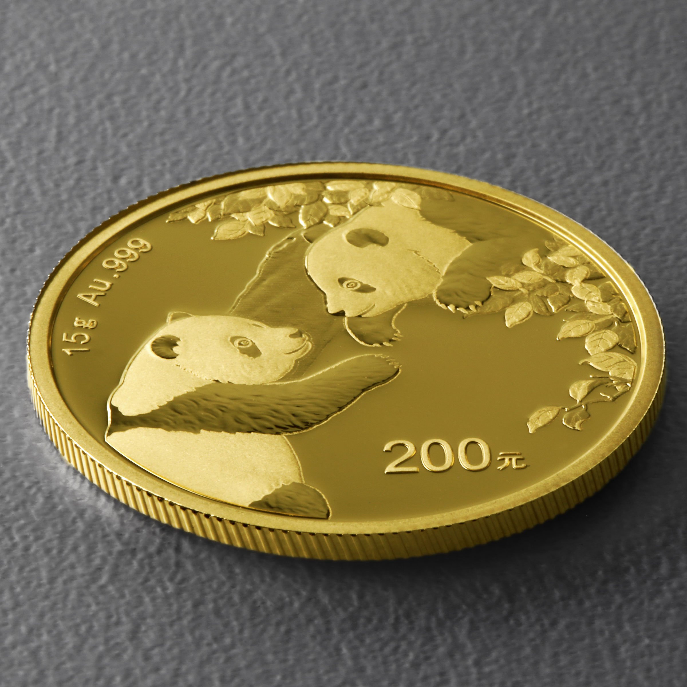 Goldmünze 15g "Panda" 2023 (China) - Detailansicht 2