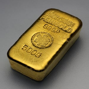 Goldbarren 500g HERAEUS Resale - Miniaturansicht 2