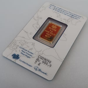 Goldbarren 5g PAMP "Rose" - Miniaturansicht 4