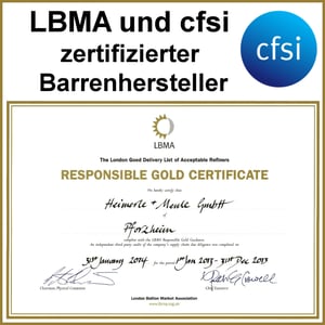 Goldbarren 100g Au ESG (klassischer Sargbarren) - Miniaturansicht 6