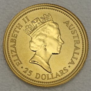 Goldmünze 1/4oz "Känguru" 1992 Australian Nugget (Australien) - Miniaturansicht 2