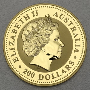 Goldmünze 2oz "Känguru" 2001 Australian Nugget (Australien) - Miniaturansicht 2