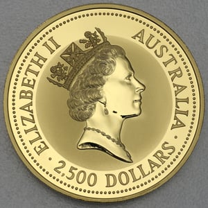 Goldmünze 10oz "Känguru" 1991 Australian Nugget (Australien) - Miniaturansicht 2