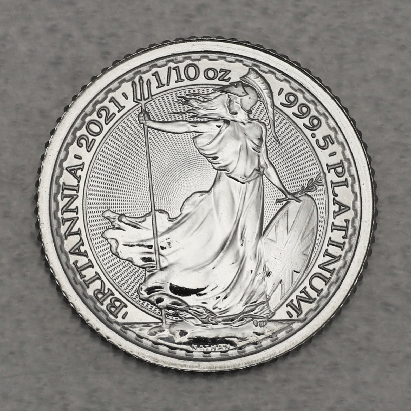 Platinmünze 1/10oz "Britannia" 2021 Elizabeth II. (Großbritannien) - Hauptansicht