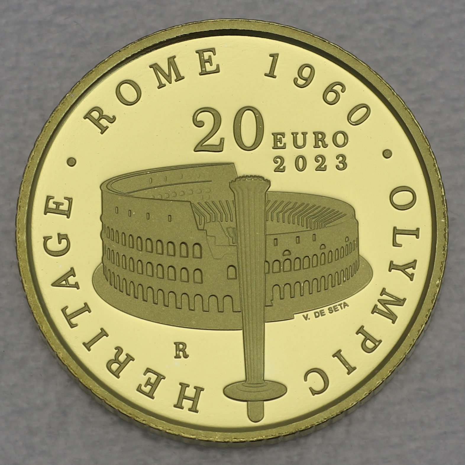 Goldmünze 20 Euro "ROME 1960" 2023 Olympische Spiele von Rom 1960 (Italien) - Hauptansicht