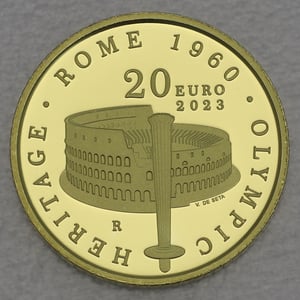 Goldmünze 20 Euro "ROME 1960" 2023 Olympische Spiele von Rom 1960 (Italien) - Miniaturansicht 1