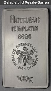 Platinbarren 100g (Resale) - Miniaturansicht 3