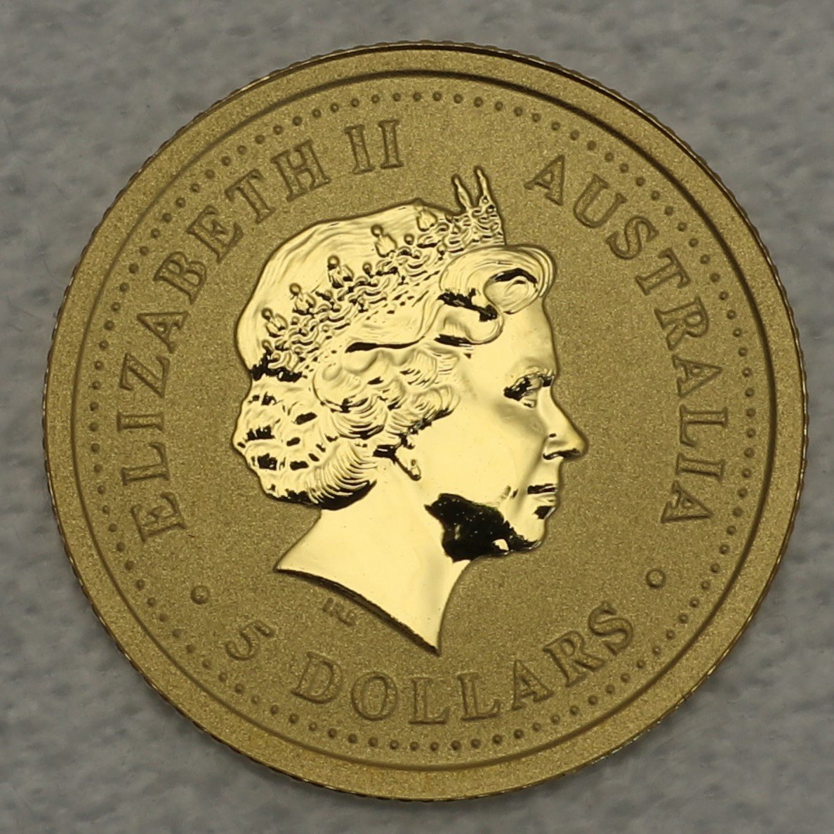 Goldmünze 1/20oz "Känguru" 2002 Australian Nugget (Australien) - Detailansicht 1