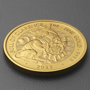 Goldmünze 1oz "Bull of Clarence" 2023 Royal Tudor Beasts (Großbritannien) - Miniaturansicht 3